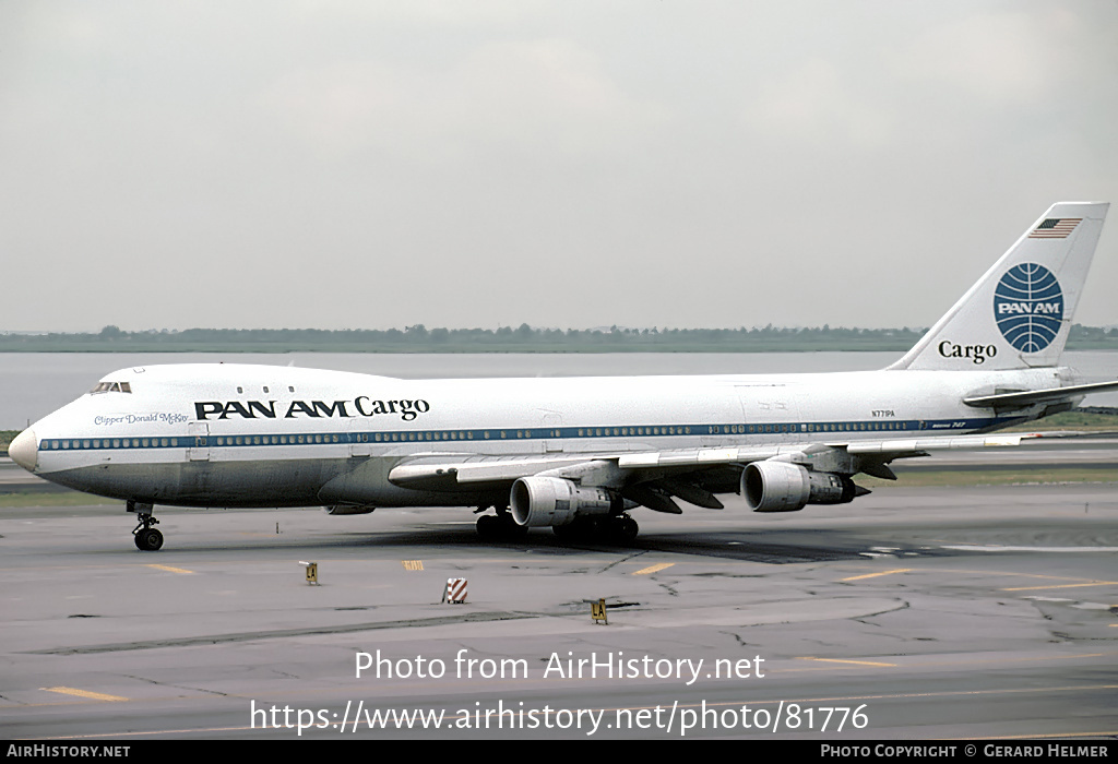 Aircraft Photo of N771PA | Boeing 747-121(A/SF) | Pan American World Airways - Pan Am Cargo | AirHistory.net #81776