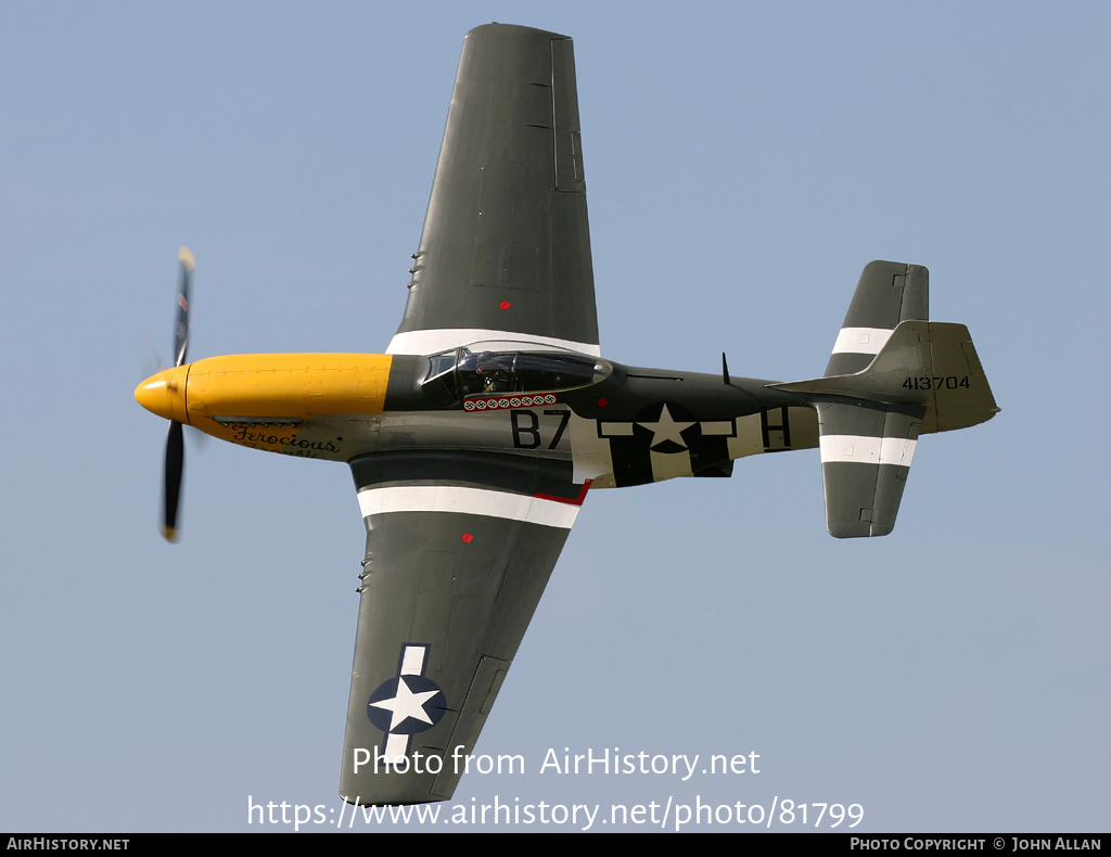 Aircraft Photo of G-BTCD / 413704 | North American P-51D Mustang | USA - Air Force | AirHistory.net #81799