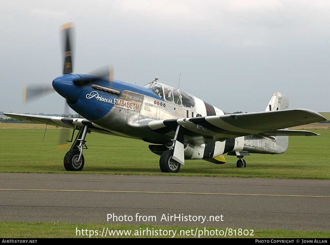 Aircraft Photo of G-PSIC / 325147 | North American P-51C Mustang | USA - Air Force | AirHistory.net #81802