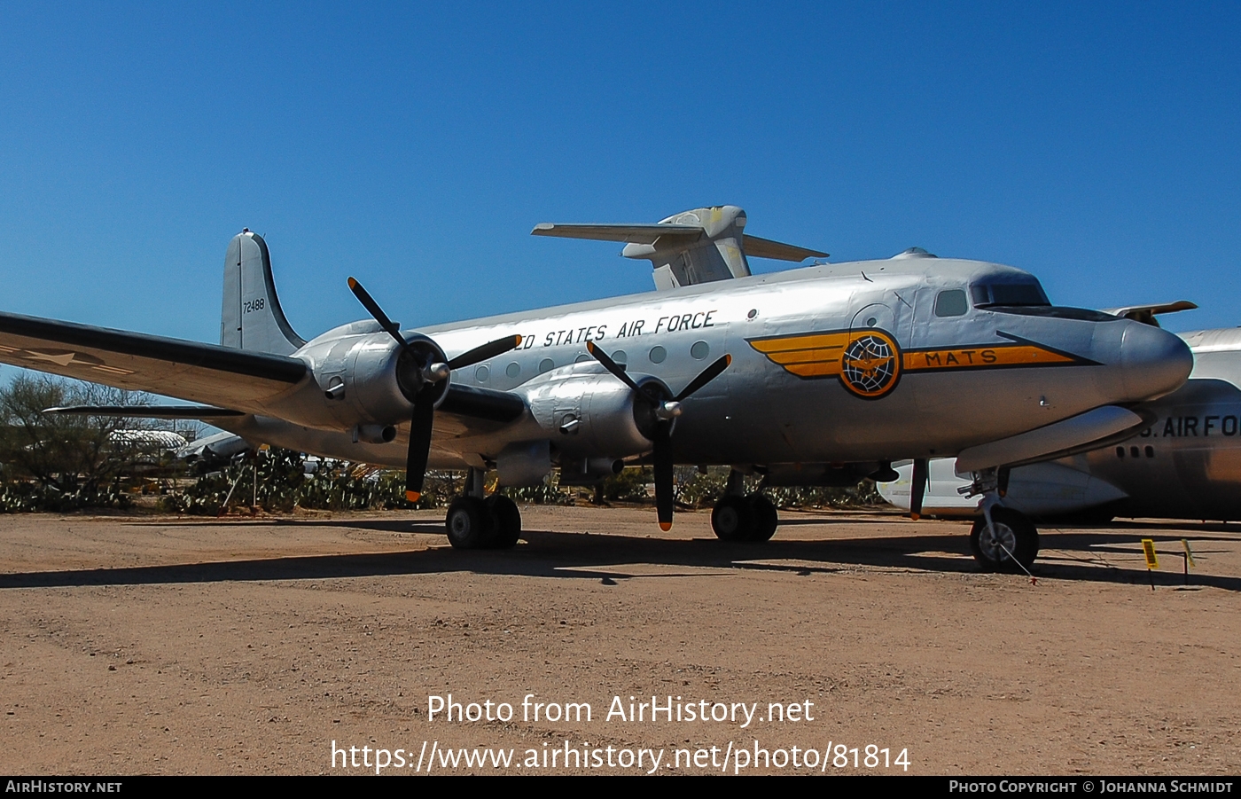 Aircraft Photo of 42-72488 / 72488 | Douglas C-54D Skymaster | USA - Air Force | AirHistory.net #81814