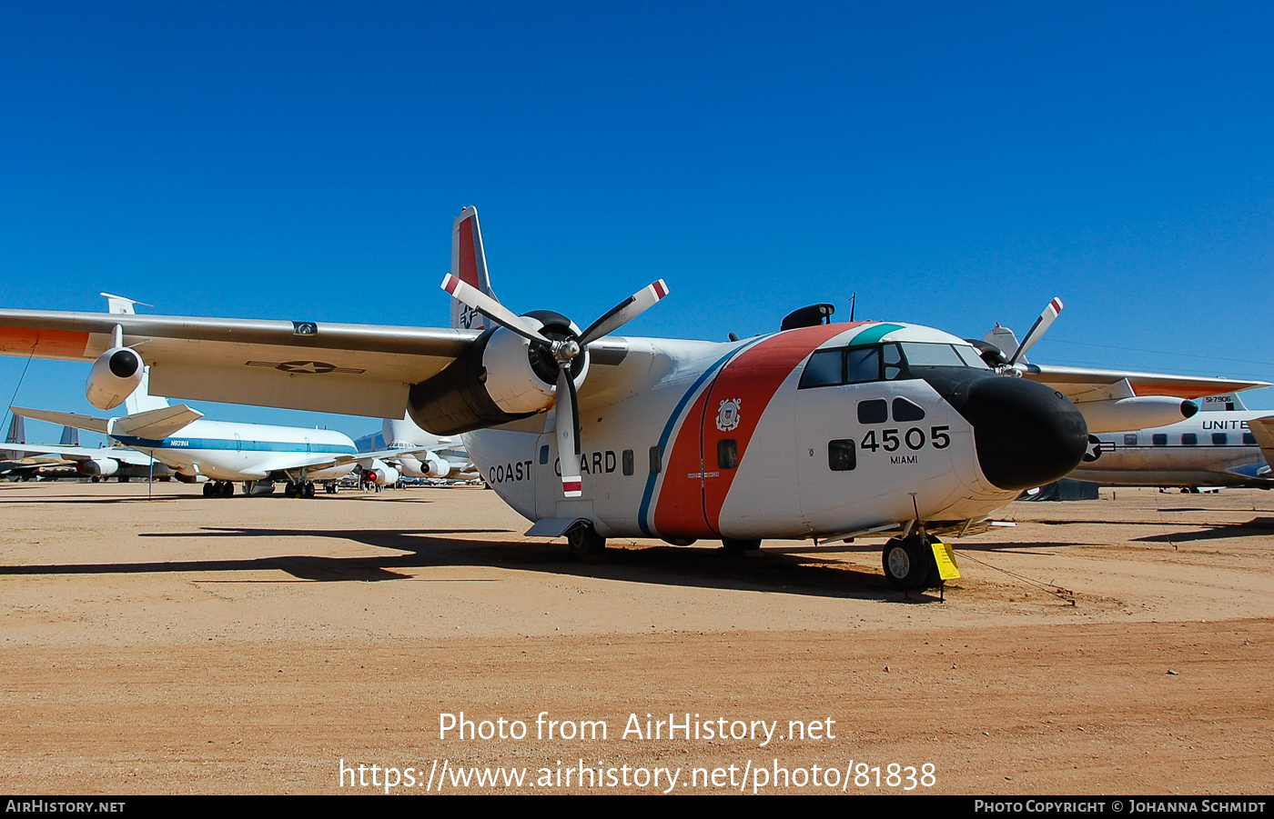 Aircraft Photo of 4505 | Fairchild C-123B Provider | USA - Coast Guard | AirHistory.net #81838