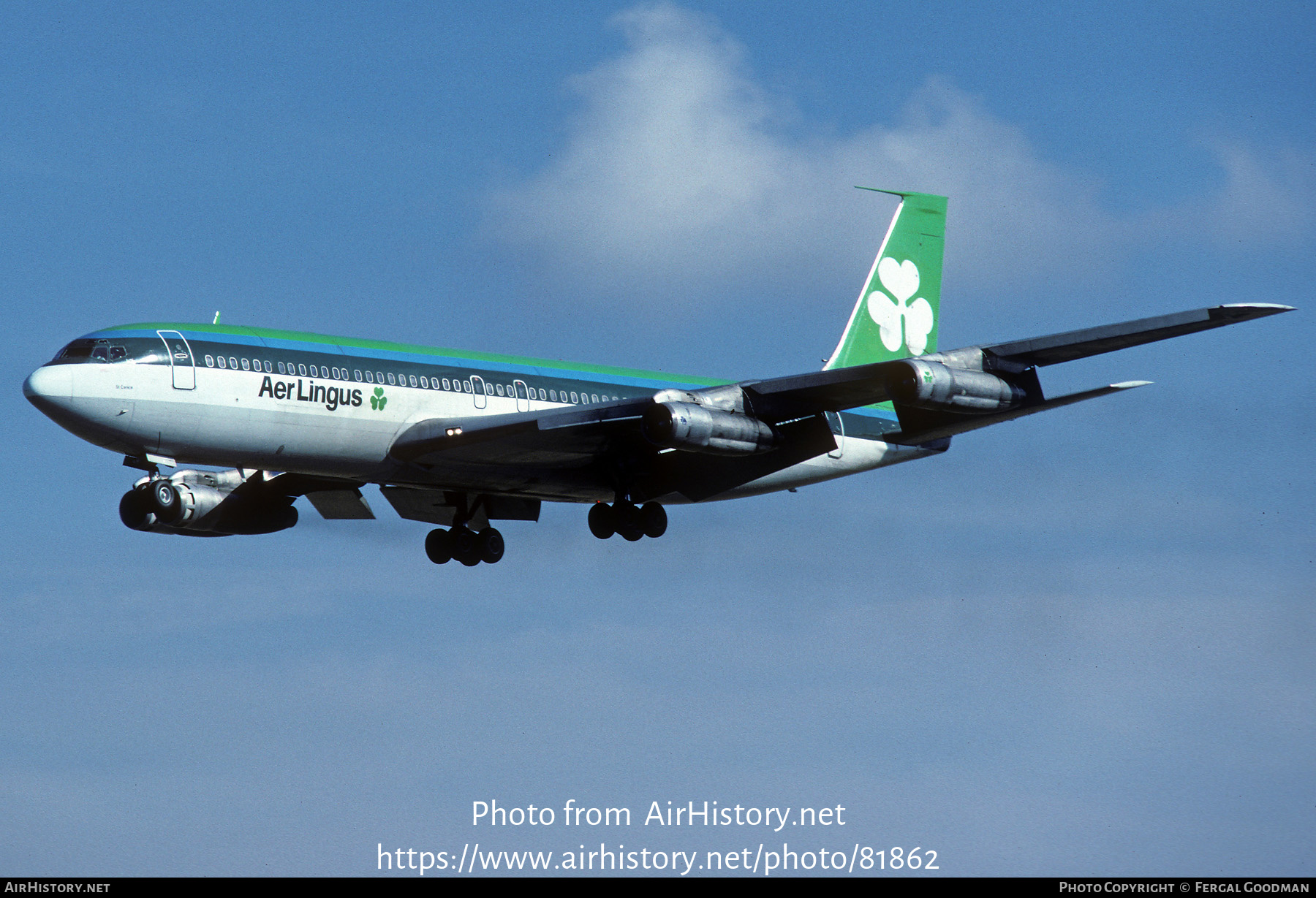 Aircraft Photo of EI-ASO | Boeing 707-349C | Aer Lingus | AirHistory.net #81862