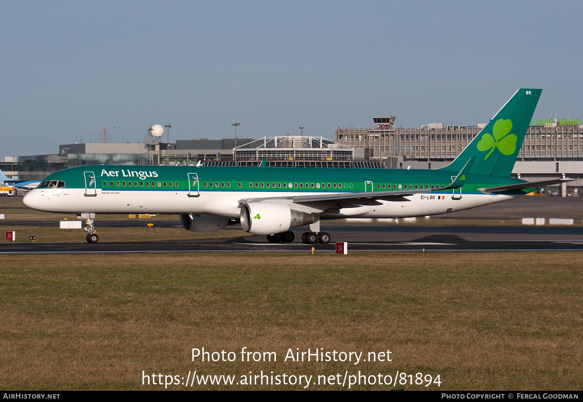 Aircraft Photo of EI-LBR | Boeing 757-2Q8 | Aer Lingus | AirHistory.net #81894