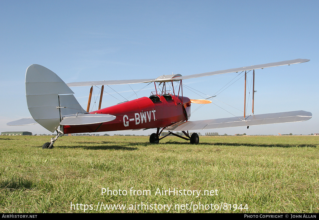 Aircraft Photo of G-BWVT | De Havilland D.H. 82A Tiger Moth | AirHistory.net #81944