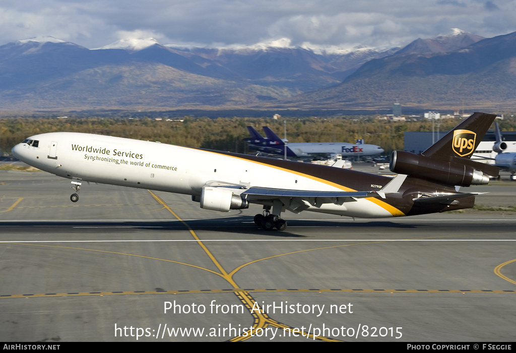 Aircraft Photo of N279UP | McDonnell Douglas MD-11/F | United Parcel Service - UPS | AirHistory.net #82015