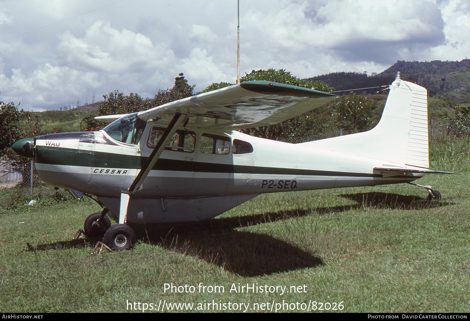 Aircraft Photo of P2-SEQ | Cessna 185A Skywagon | AirHistory.net #82026