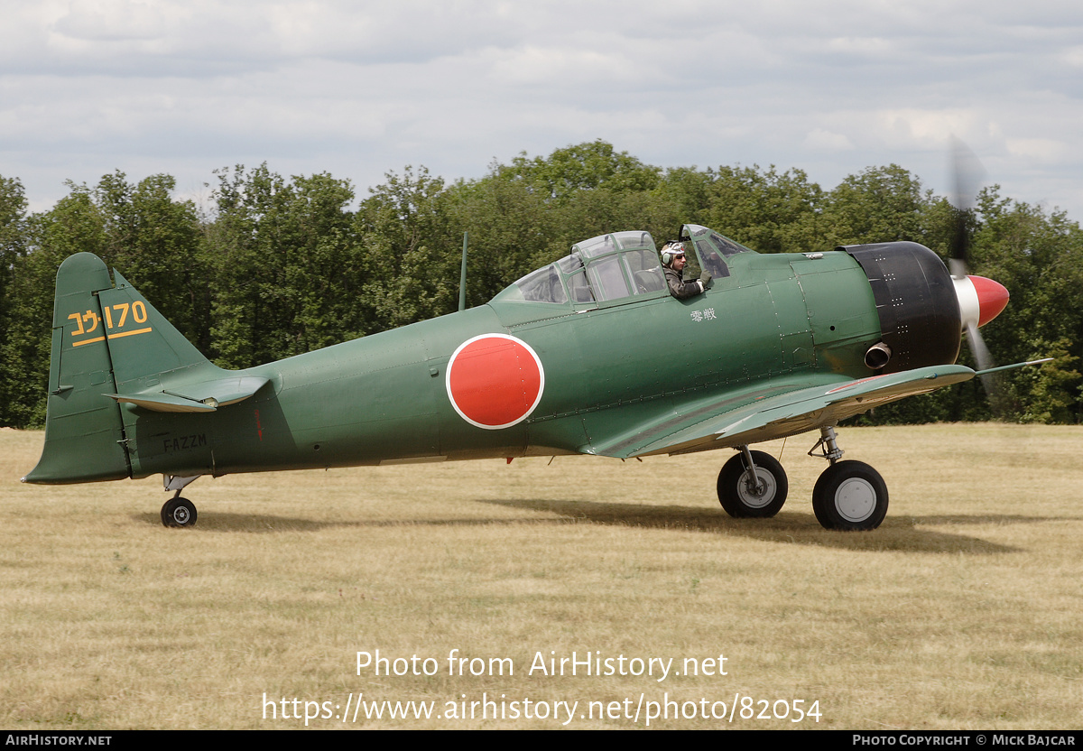 Aircraft Photo of F-AZZM / コウ-170 | North American T-6 / A6M Zero (mod) | Japan - Air Force | AirHistory.net #82054