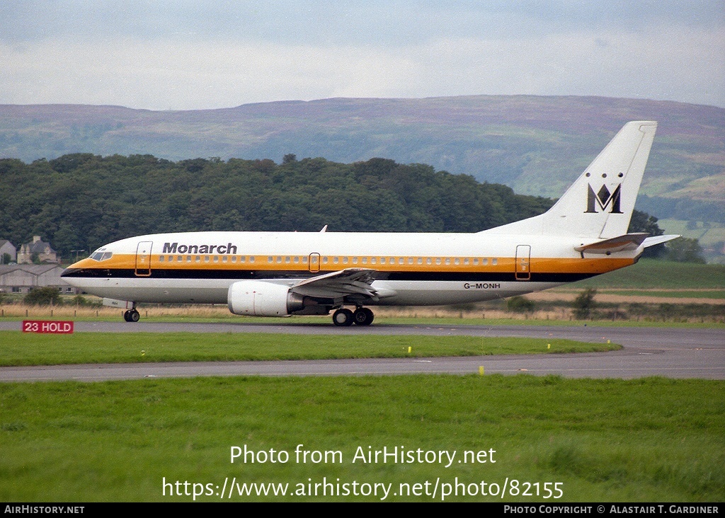 Aircraft Photo of G-MONH | Boeing 737-3Y0 | Monarch Airlines | AirHistory.net #82155