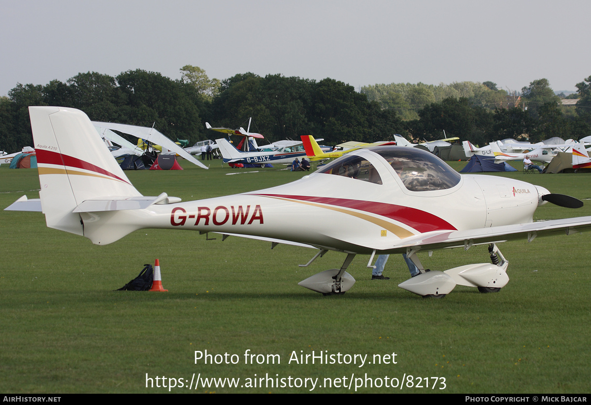 Aircraft Photo of G-ROWA | Aquila AT01 A210 | AirHistory.net #82173