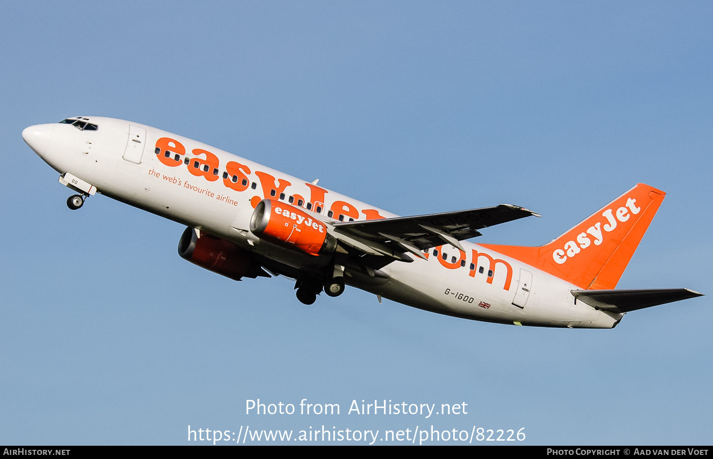 Aircraft Photo of G-IGOO | Boeing 737-36N | EasyJet | AirHistory.net #82226