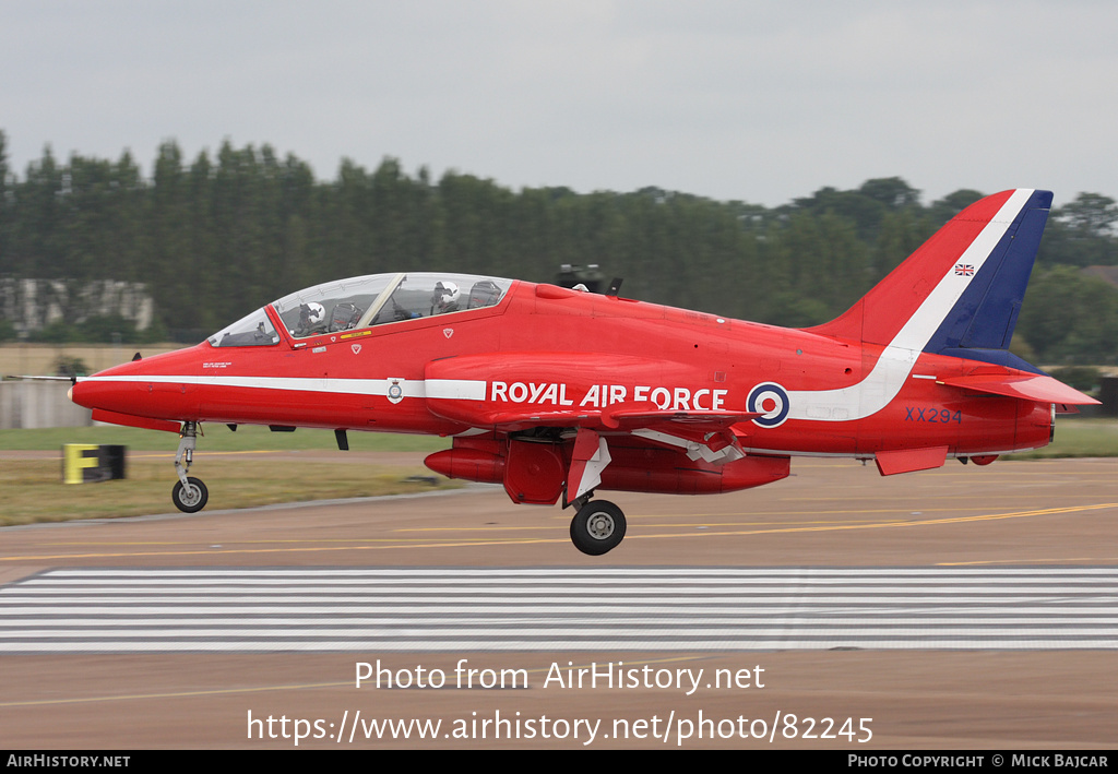 Aircraft Photo of XX294 | British Aerospace Hawk T.1 | UK - Air Force | AirHistory.net #82245