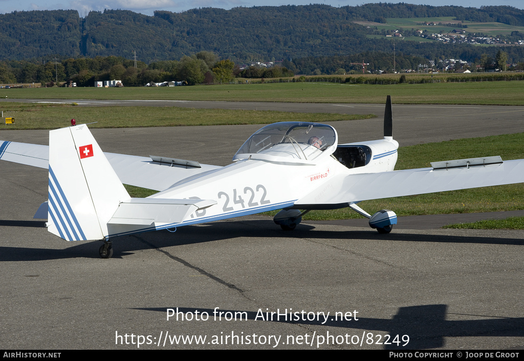 Aircraft Photo of HB-2422 | Scheibe SF-25/TL Rotax-Falke | Fliegerschule Birrfeld | AirHistory.net #82249