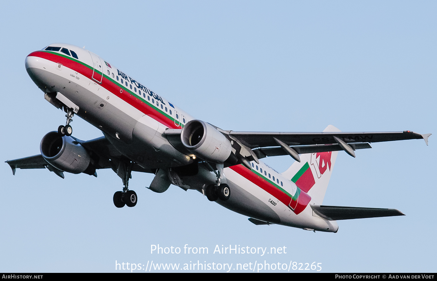 Aircraft Photo of CS-TMW | Airbus A320-214 | TAP Air Portugal | AirHistory.net #82265