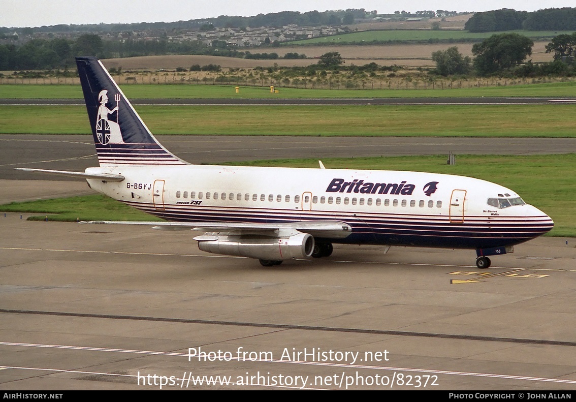 Aircraft Photo of G-BGYJ | Boeing 737-204/Adv | Britannia Airways | AirHistory.net #82372