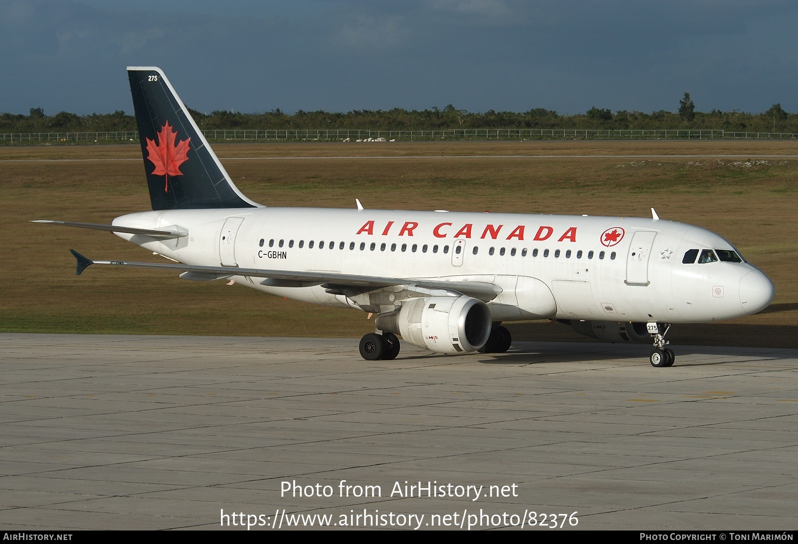 Aircraft Photo of C-GBHN | Airbus A319-114 | Air Canada | AirHistory.net #82376