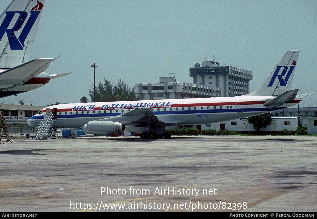 Aircraft Photo of N8974U | McDonnell Douglas DC-8-62H | Rich International Airways | AirHistory.net #82398