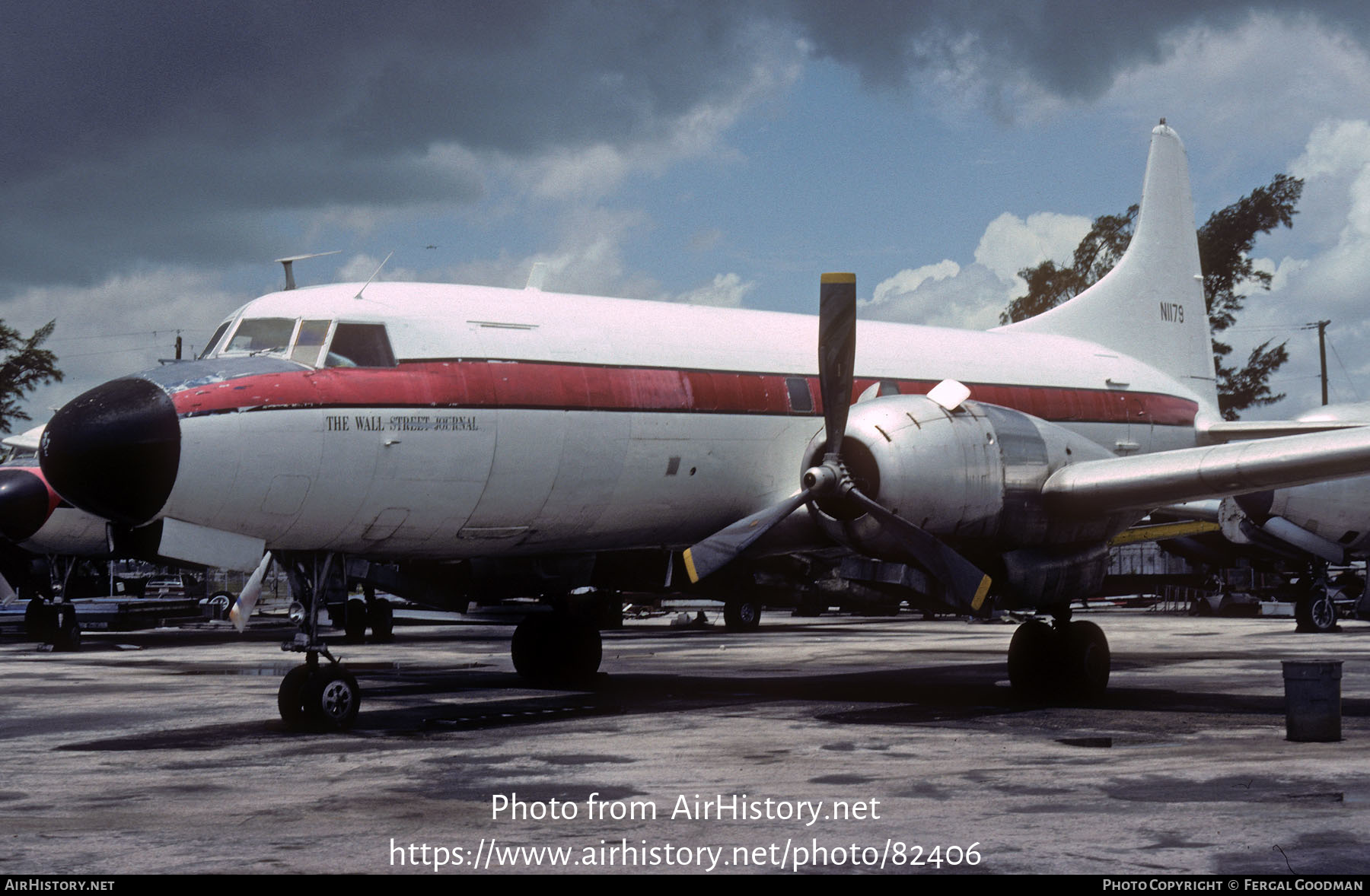 Aircraft Photo of N1179 | Convair 440-31 Metropolitan | Wall Street Journal | AirHistory.net #82406