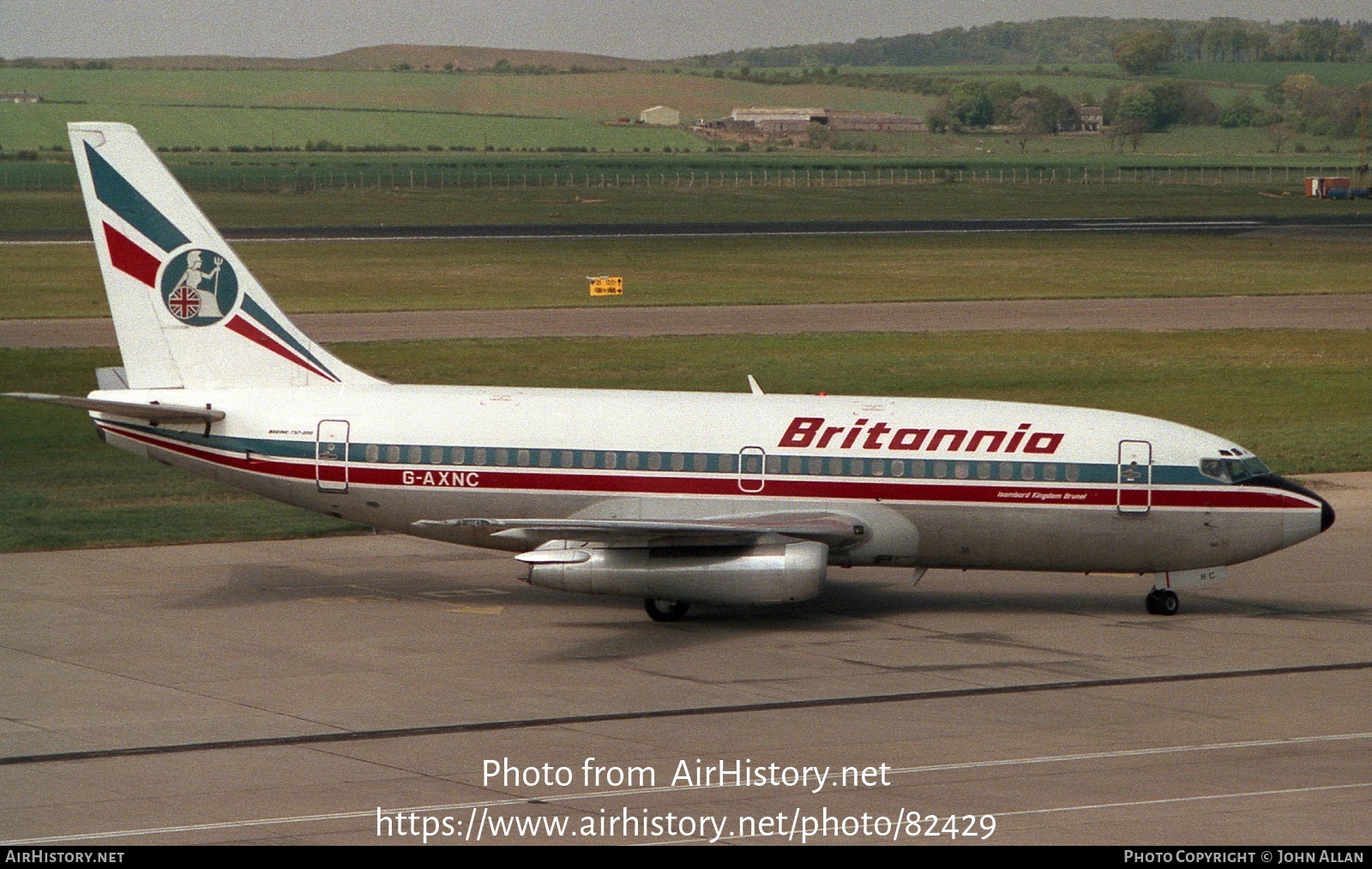 Aircraft Photo of G-AXNC | Boeing 737-204 | Britannia Airways | AirHistory.net #82429