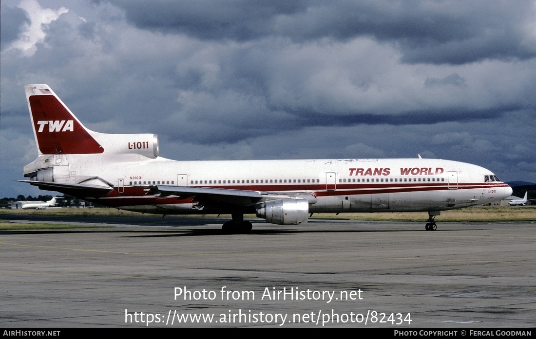 Aircraft Photo of N31031 | Lockheed L-1011-385-1-15 TriStar 100 | Trans World Airlines - TWA | AirHistory.net #82434