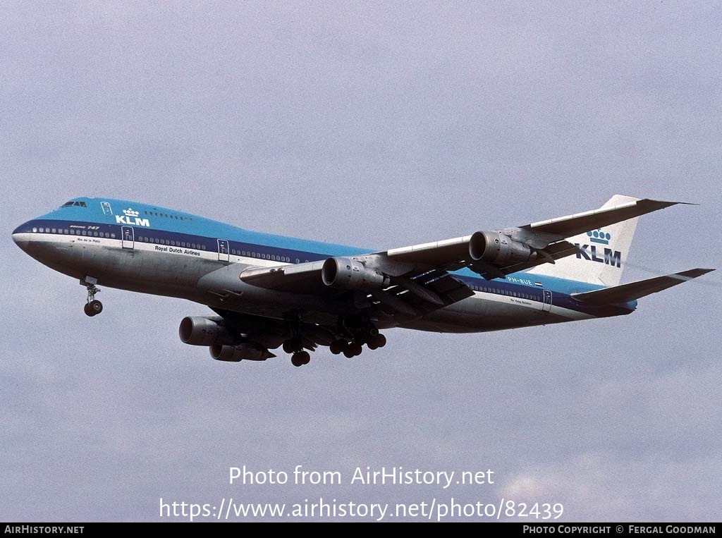 Aircraft Photo of PH-BUE | Boeing 747-206B | KLM - Royal Dutch Airlines | AirHistory.net #82439