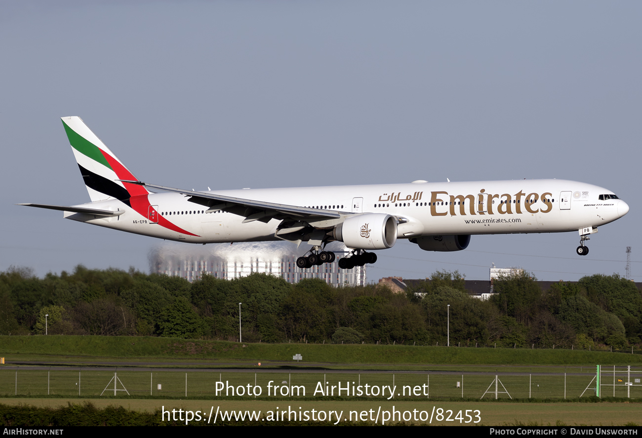 Aircraft Photo of A6-EPB | Boeing 777-31H/ER | Emirates | AirHistory.net #82453