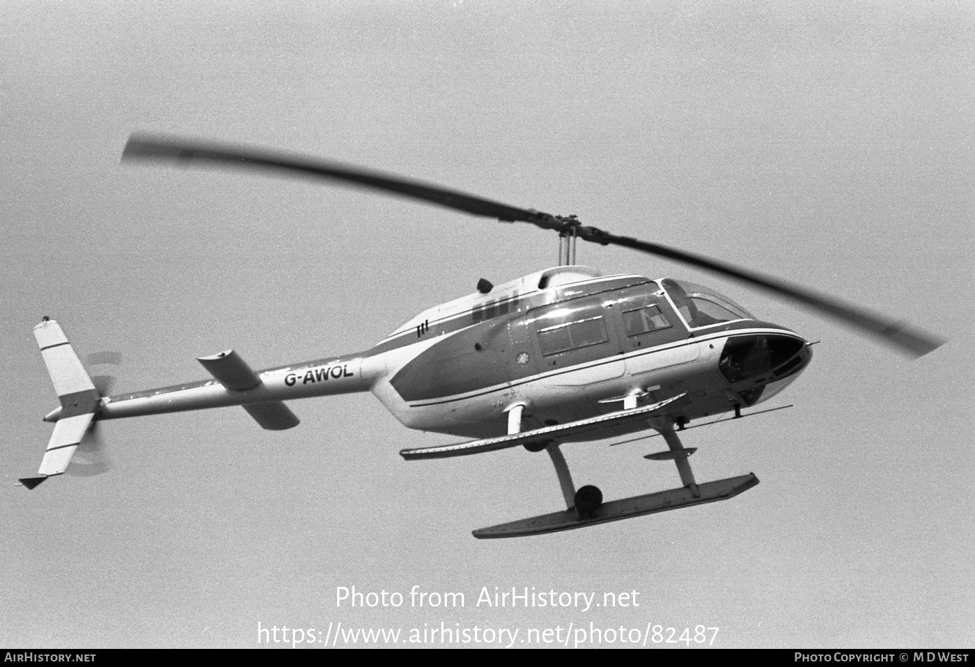 Aircraft Photo of G-AWOL | Bell 206B JetRanger II | AirHistory.net #82487