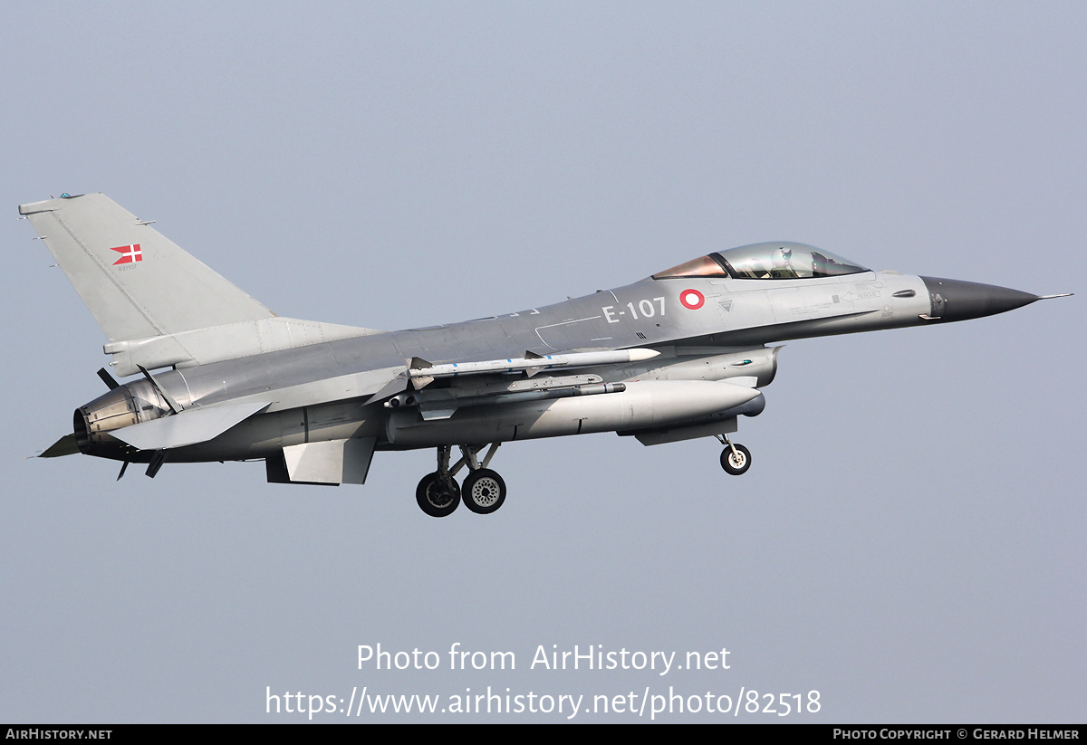 Aircraft Photo of E-107 | General Dynamics F-16AM Fighting Falcon ...