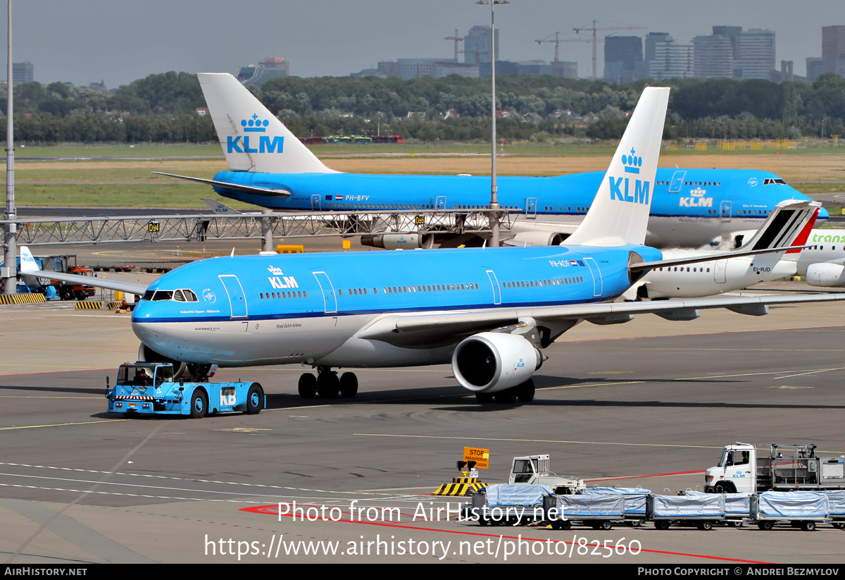 Aircraft Photo of PH-AOF | Airbus A330-203 | KLM - Royal Dutch Airlines | AirHistory.net #82560