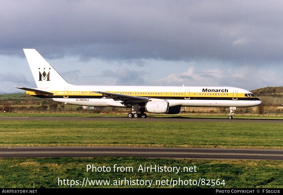 Aircraft Photo of G-MONJ | Boeing 757-2T7 | Monarch Airlines | AirHistory.net #82564