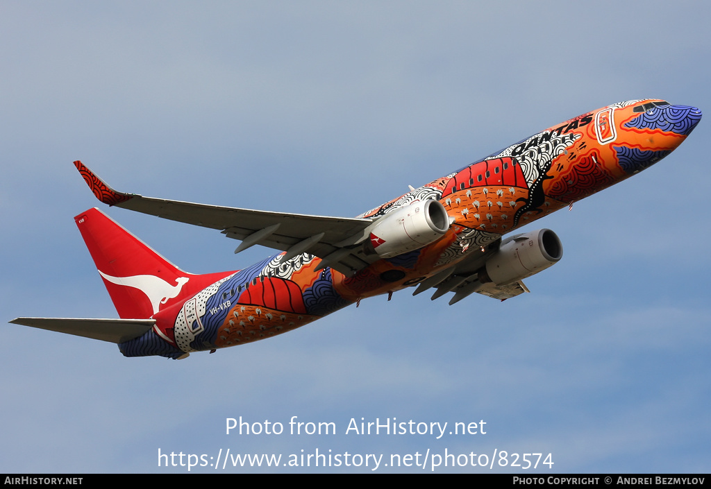 Aircraft Photo of VH-VXB | Boeing 737-838 | Qantas | AirHistory.net #82574