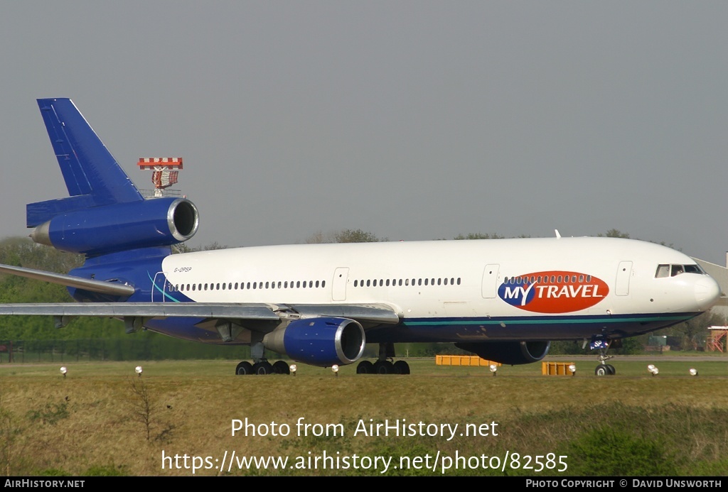 Aircraft Photo of G-DPSP | McDonnell Douglas DC-10-10 | MyTravel Airways | AirHistory.net #82585