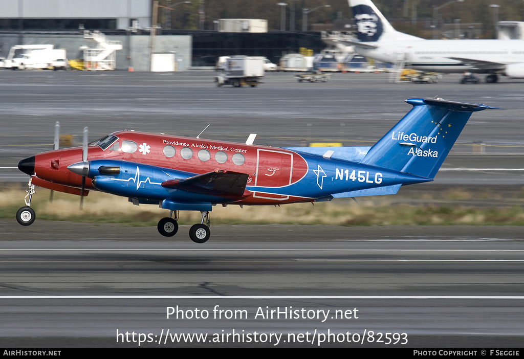 Aircraft Photo of N145LG | Beech B200 Super King Air | Lifeguard Alaska - Providence Alaska Medical Center | AirHistory.net #82593