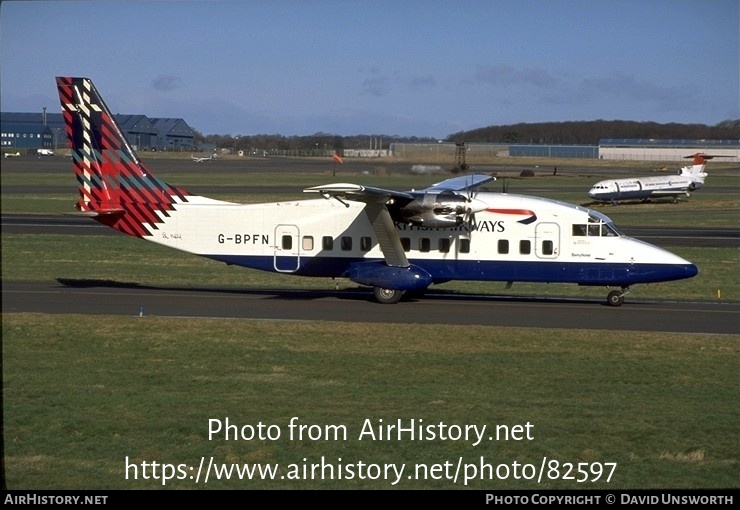 Aircraft Photo of G-BPFN | Short 360-300 | British Airways | AirHistory.net #82597