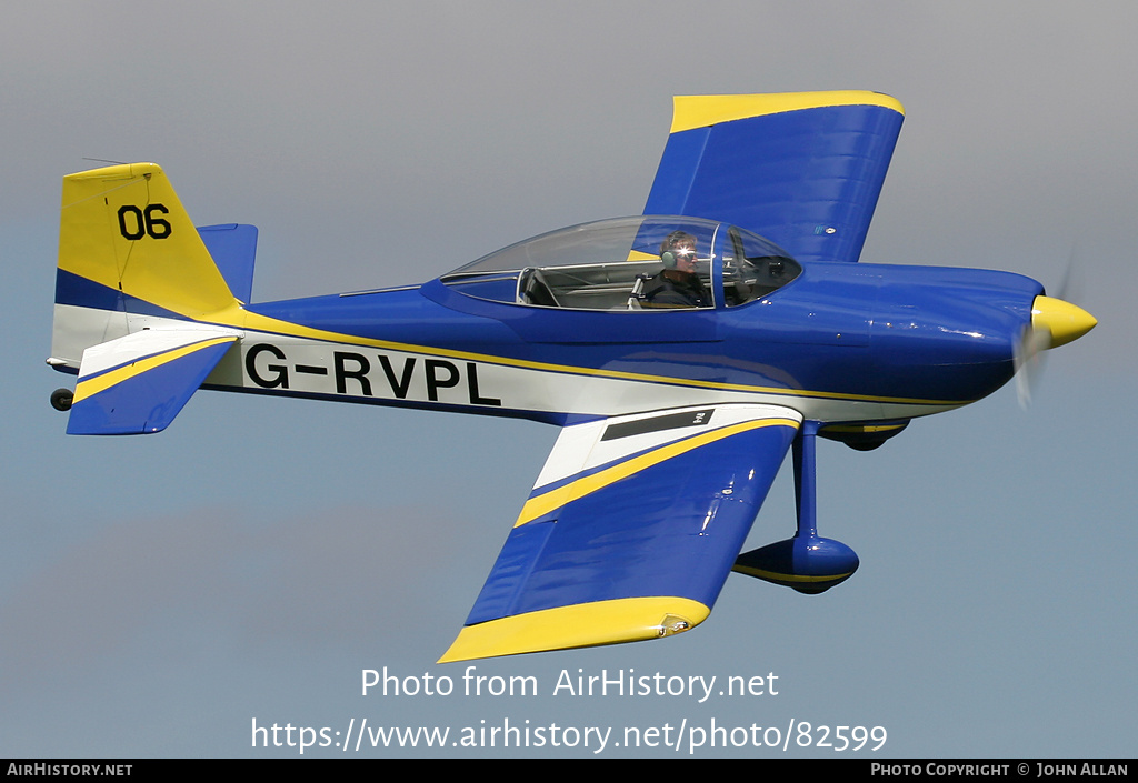 Aircraft Photo of G-RVPL | Van's RV-8 | AirHistory.net #82599