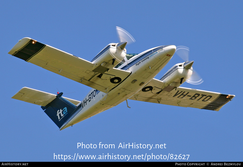 Aircraft Photo of VH-BTO | Beech 76 Duchess | Flight Training Adelaide - FTA | AirHistory.net #82627