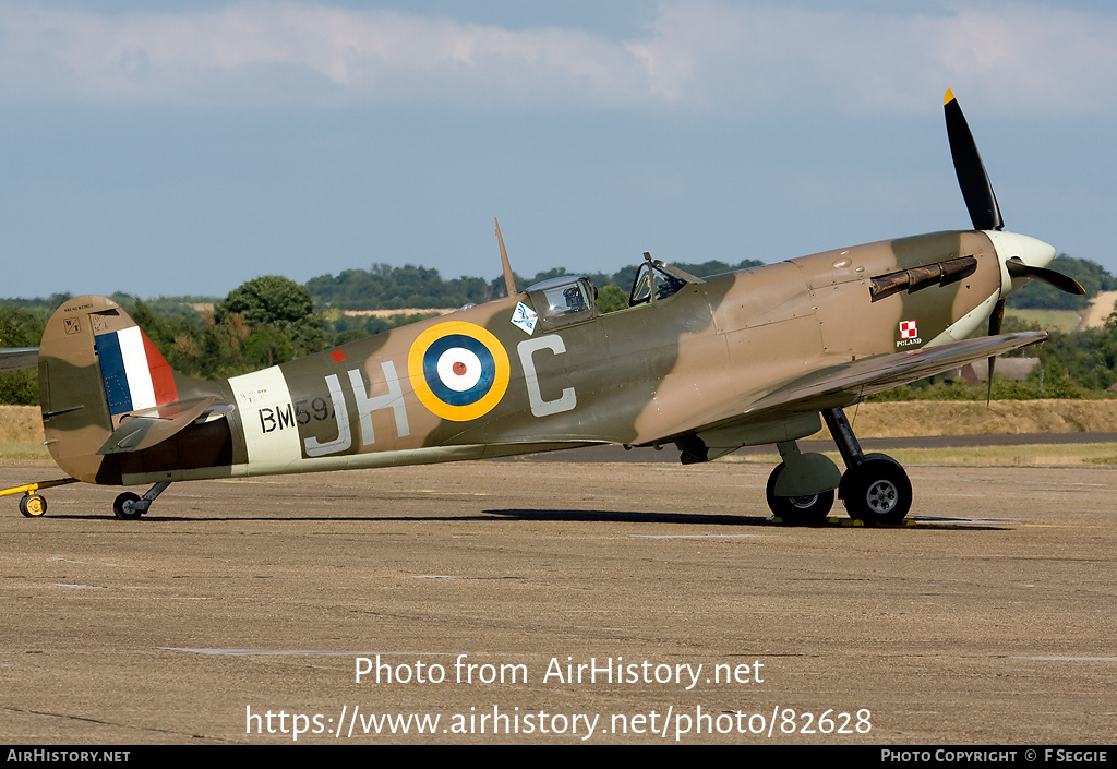 Aircraft Photo of G-MKVB / BM597 | Supermarine 349 Spitfire LF5B | UK - Air Force | AirHistory.net #82628