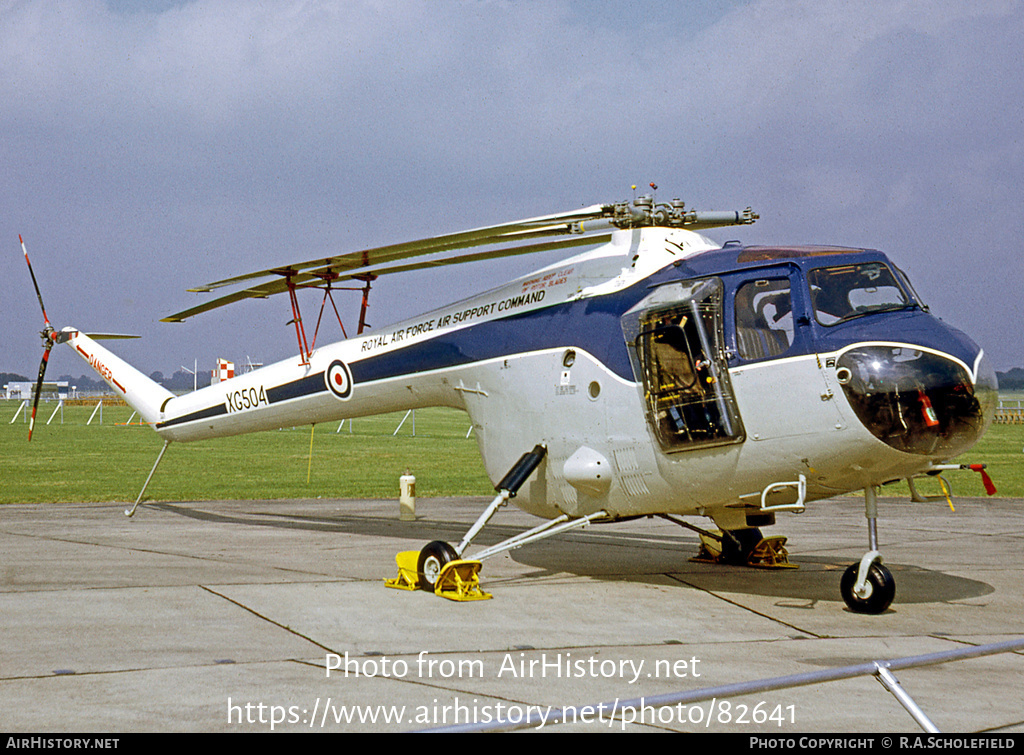 Aircraft Photo of XG504 | Bristol 171 Sycamore HC14 | UK - Air Force | AirHistory.net #82641