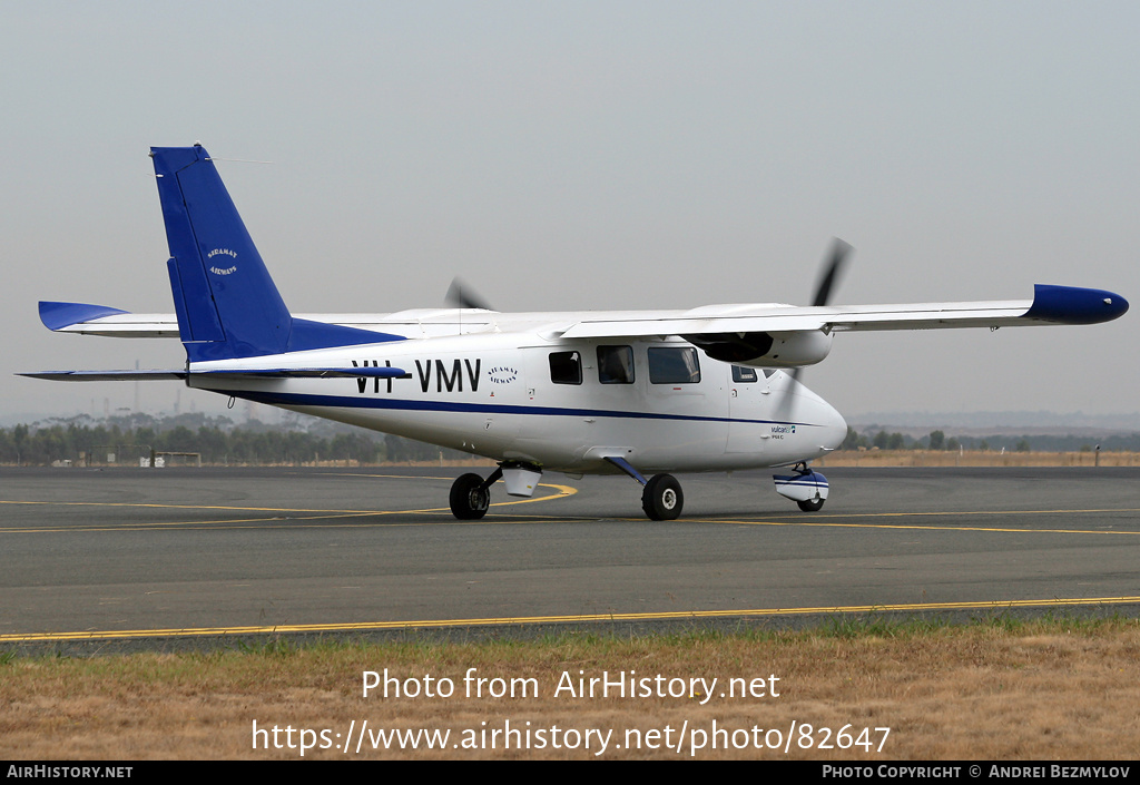 Aircraft Photo of VH-VMV | Vulcanair P-68C | Siramat Airways | AirHistory.net #82647