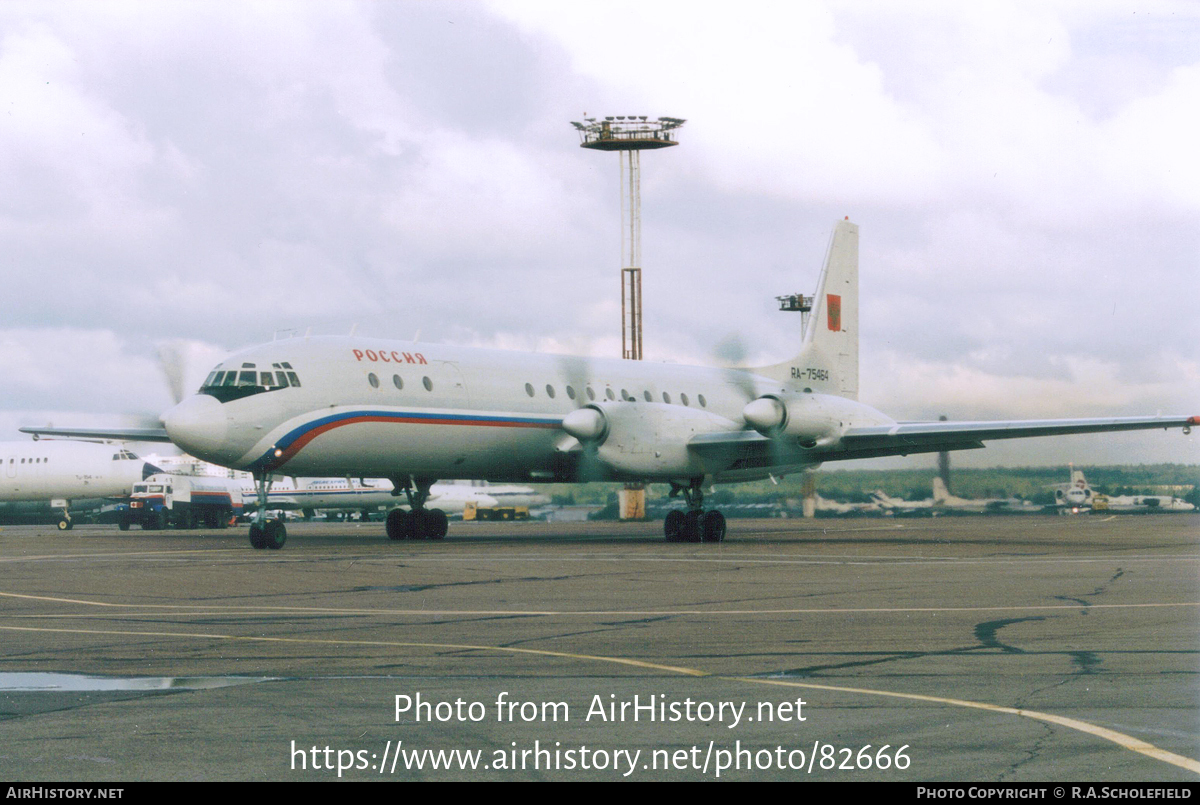 Aircraft Photo of RA-75464 | Ilyushin Il-18D | Rossiya - Russian Airlines | AirHistory.net #82666