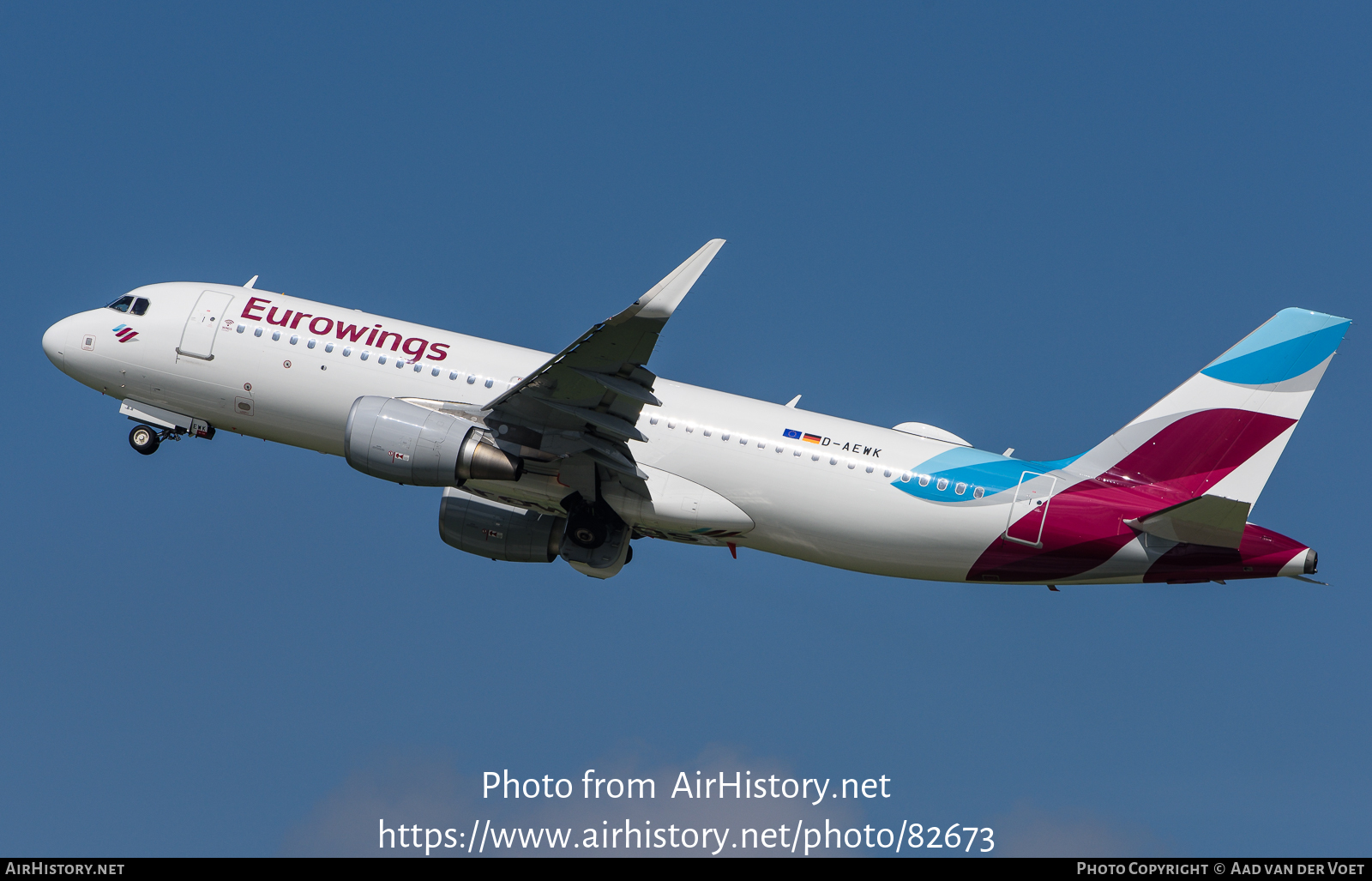 Aircraft Photo of D-AEWK | Airbus A320-214 | Eurowings | AirHistory.net #82673