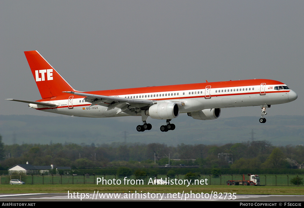Aircraft Photo of EC-HQX | Boeing 757-2G5 | LTE International Airways | AirHistory.net #82735