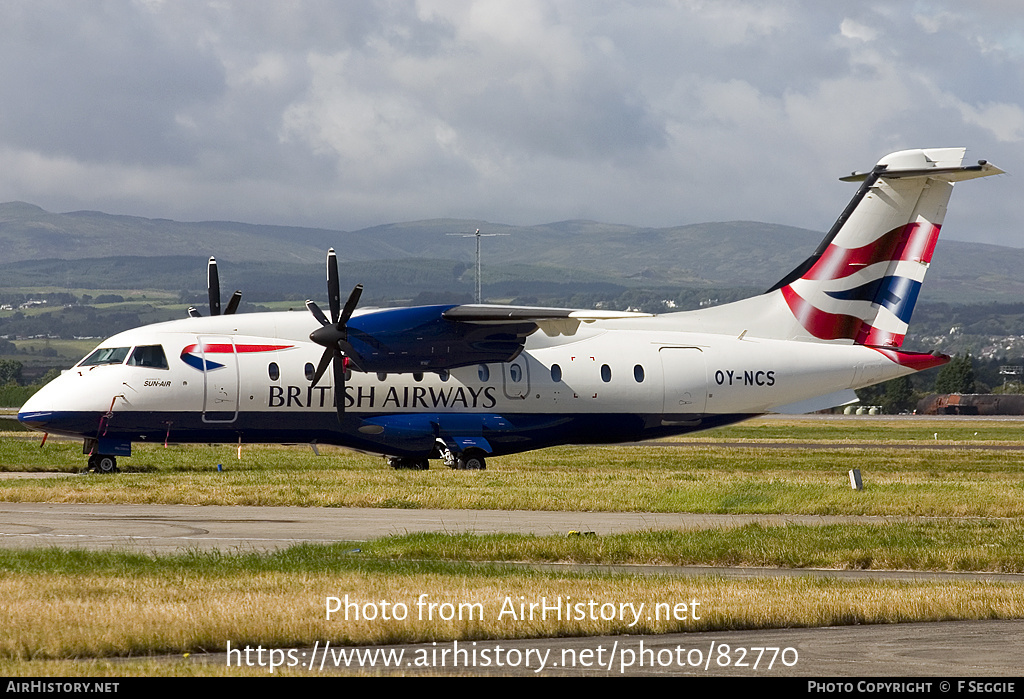 Aircraft Photo of OY-NCS | Dornier 328-110 | British Airways | AirHistory.net #82770