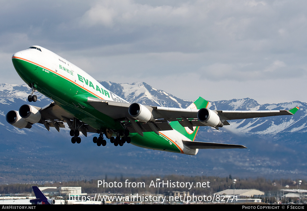 Aircraft Photo of B-16401 | Boeing 747-45E(BDSF) | EVA Air Cargo | AirHistory.net #82771