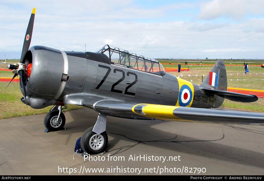 Aircraft Photo of VH-CAC / A20-722 | Commonwealth CA-16 Wirraway | Australia - Air Force | AirHistory.net #82790