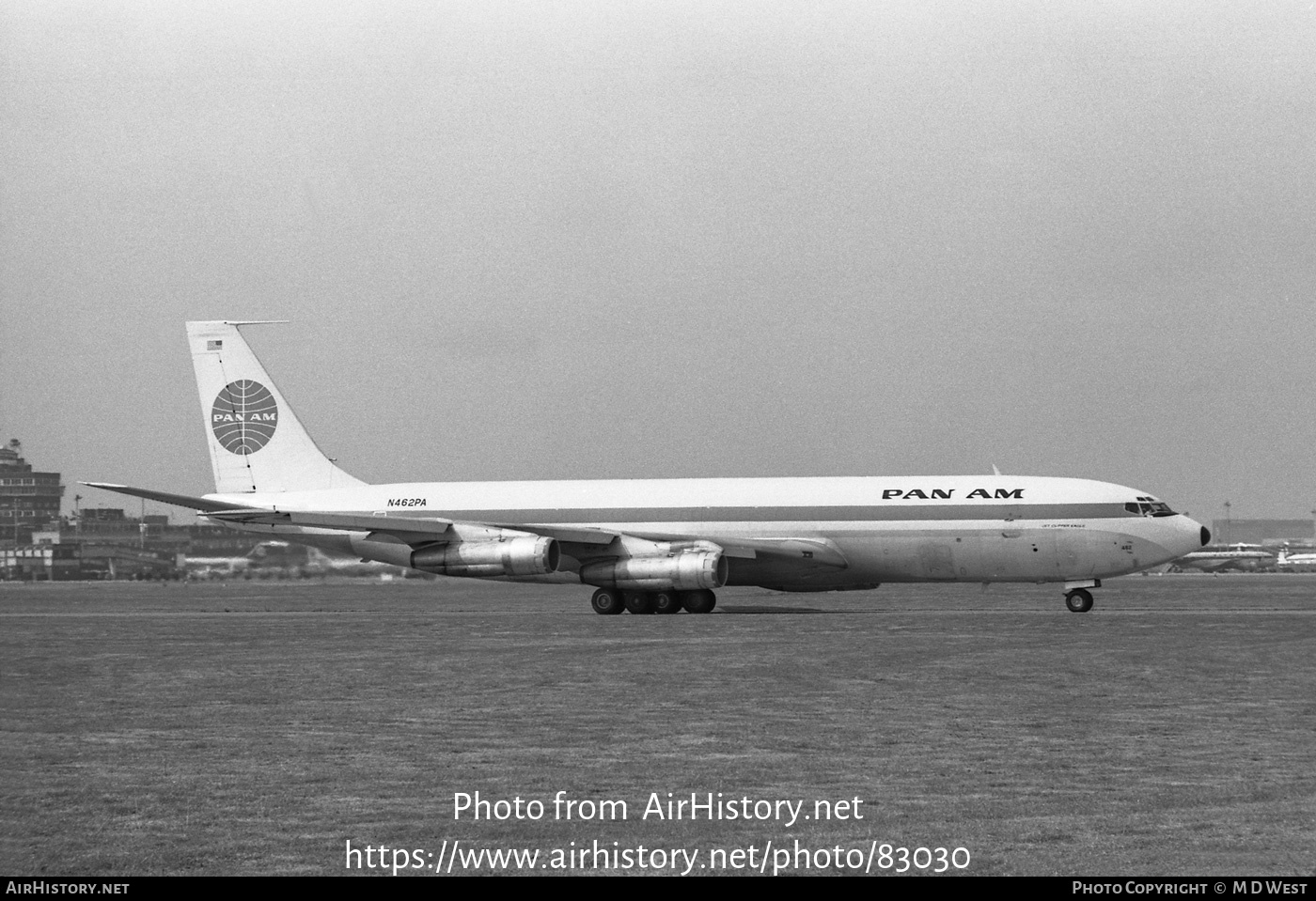 Aircraft Photo of N462PA | Boeing 707-321C | Pan American World Airways - Pan Am | AirHistory.net #83030