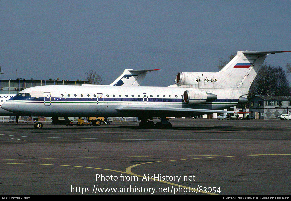 Aircraft Photo of RA-42385 | Yakovlev Yak-42D | Bykovo Avia | AirHistory.net #83054