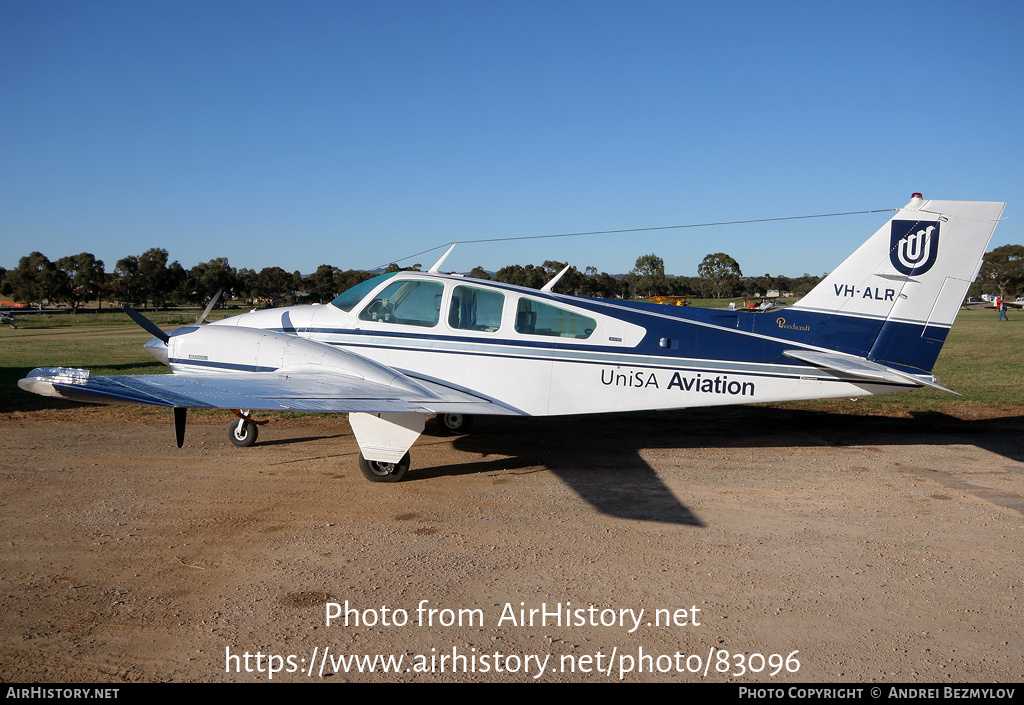 Aircraft Photo of VH-ALR | Beech B55 Baron (95-B55) | UniSA Aviation | AirHistory.net #83096