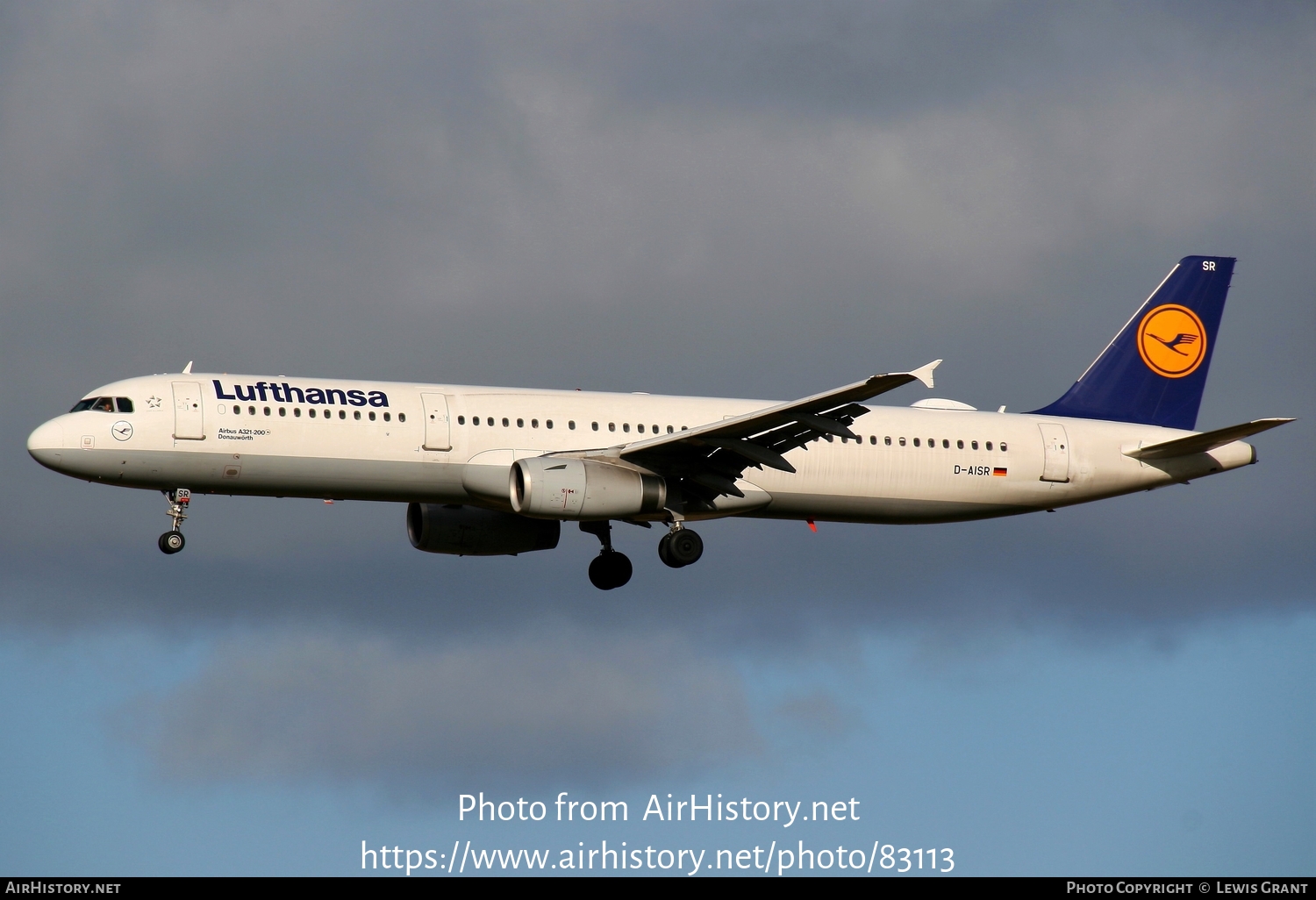 Aircraft Photo of D-AISR | Airbus A321-231 | Lufthansa | AirHistory.net #83113