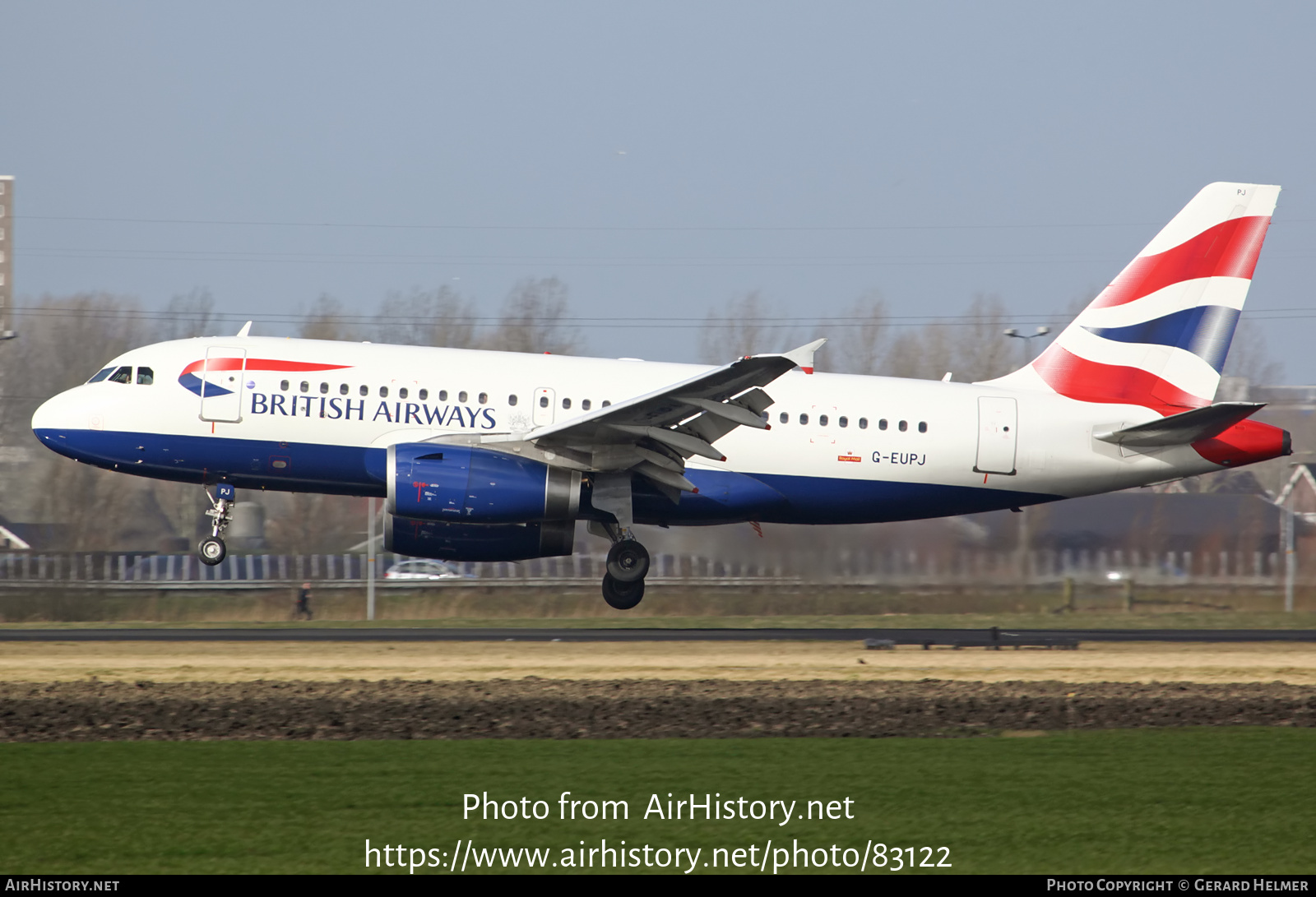 Aircraft Photo of G-EUPJ | Airbus A319-131 | British Airways | AirHistory.net #83122