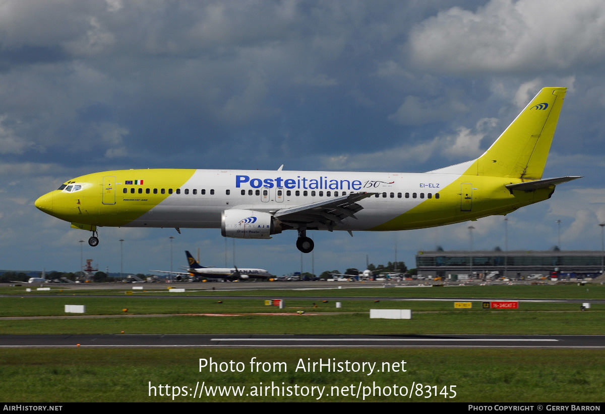 Aircraft Photo of EI-ELZ | Boeing 737-4Q8 | Poste Italiane | AirHistory.net #83145